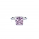 Pembe Oval Prenses Tektaş Yüzük