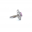 Pembe Safir Flame Yüzük