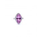 Pembe Safir Markiz Aro Yüzük