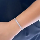 Pırlanta Montür Baget Taşlı Kelepçe