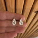 Prenses Mozanit Üçgen Küpe