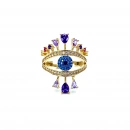 Rainbow 3 Damla Göz Yüzük