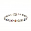 Rainbow Baget Damla Suyolu Bileklik