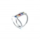 Rainbow Bagetli Marka Yüzük