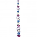 Rainbow Damla Di Geo Suyolu Bileklik