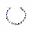 Rainbow Geo Aro Çubuklu Suyolu Bileklik