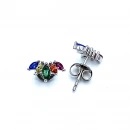 Rainbow Markiz Mini Taç Küpe