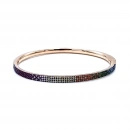 Rainbow Pave Kelepçe