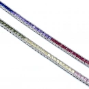 Rainbow Prenses Suyolu Taşlı Gerdanlık Kolye