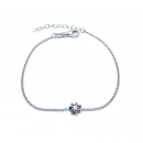 Rainbow Yıldız Çiçek Zincir Bileklik