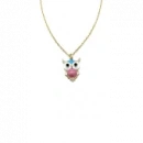 Renkli Baykuş Kolye