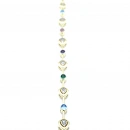 Renkli Taşlı Geo Çubuklu Suyolu Bileklik