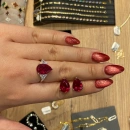 Ruby Damla Tektaş Tria Duo Yüzük