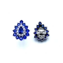 Safir Duo Damla Küpe