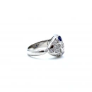 Safir Yılan Yarı Taşlı Yüzük