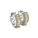 Sarı Baget Mini Halka Küpe