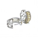 Sarı Baget Mini Halka Küpe