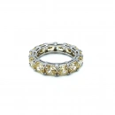 Sarı Kare Taş Tamtur Yüzük