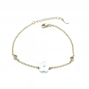 Sedef Çiçek Zincir Bileklik