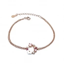 Sedef Kelebek Çelenk Zincir Bileklik