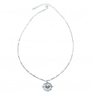 Sedefli Kuzey Yıldızı Madalyon Kolye