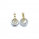 Serenity 2 Renk Circle Küpe