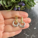 Serenity 2 Renk Circle Küpe