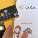 Sertifikalı Mozanit Princess Yüzük