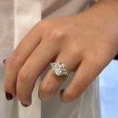 Sertifikalı Mozanit Queen Yüzük