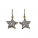 Shining Bold Star Küpe