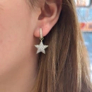 Shining Bold Star Küpe