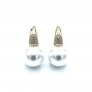 Shiny Pearl Drop Küpe