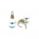 Shiny Pearl Drop Küpe