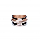 Siyah Mineli 2 Geo Yüzük