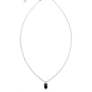 Siyah Mini Damla Kolye