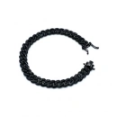 Siyah Taşlı Gurme Erkek Bileklik