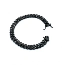 Siyah Taşlı Gurme Erkek Bileklik