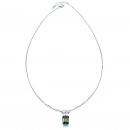 Smoky Quartz Markiz Trio Kolye