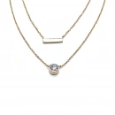 Sophie Çucuk Tektaş İkili Kolye