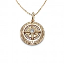 Sophie Kuzey Yıldızı Madalyon Kolye