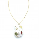 Star Turmalin Barok İnci Kolye