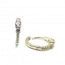 Süzme Taşlı Halka Küpe