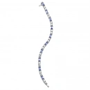 Tanzanit Ddörtgen Taşlı Suyolu Bileklik