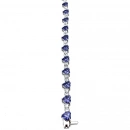 Tanzanit Kalp Taşlı Suyolu Bileklik