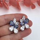 Tanzanite Bouquet Küpe