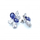 Tanzanite Bouquet Küpe