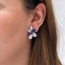 Tanzanite Bouquet Küpe