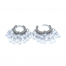 Taş Sallantılı Halka Küpe