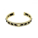 Taş ve Deri Detaylı Marka Kelepçe