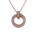 Taşlı 2 Sıra Çivi Kolye